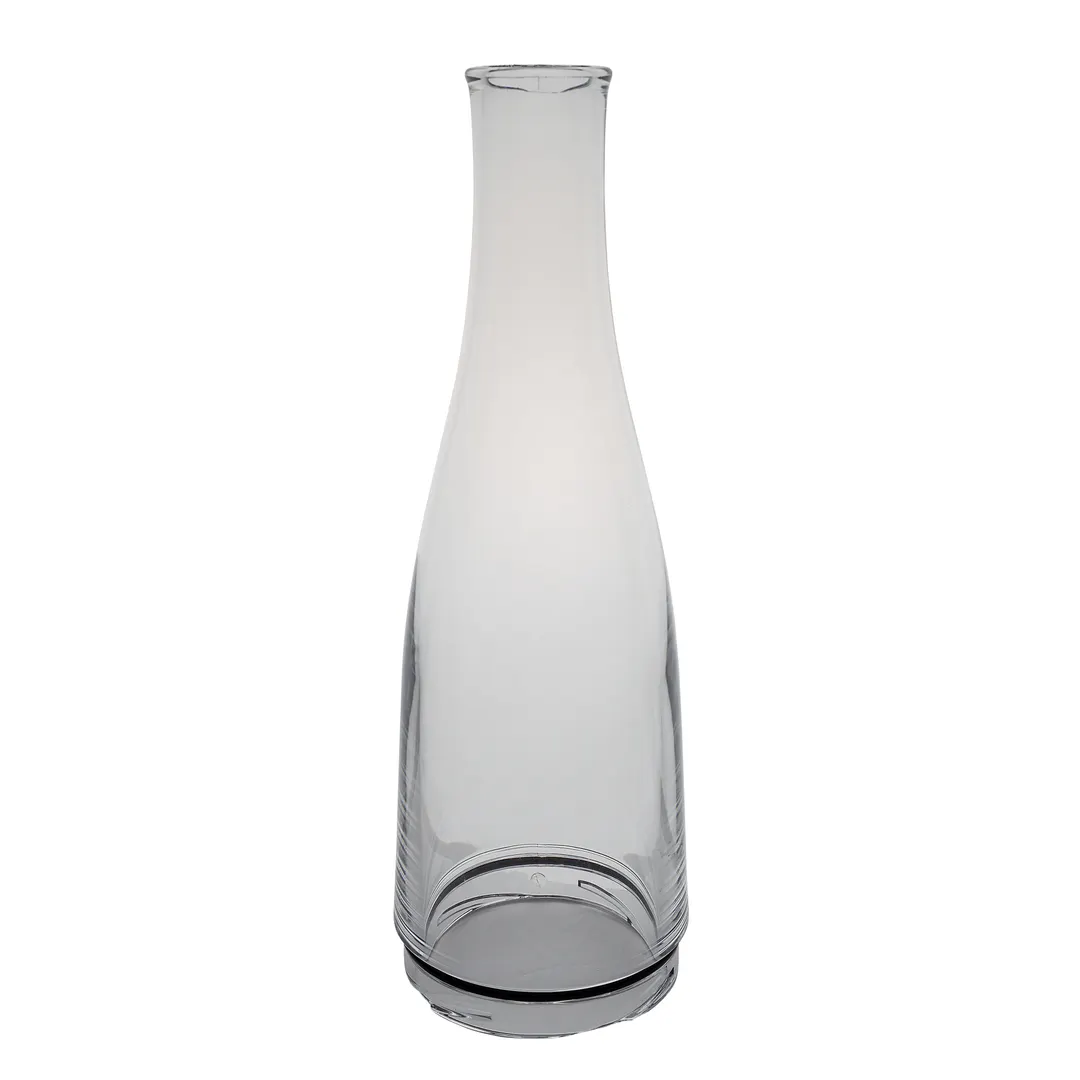 Steelite 7030DR007 Clear Plastic Carafe, 1.0 Qt (24-34 Oz) 3.875" x 11.625", Aspen Finish - 1 Dozen