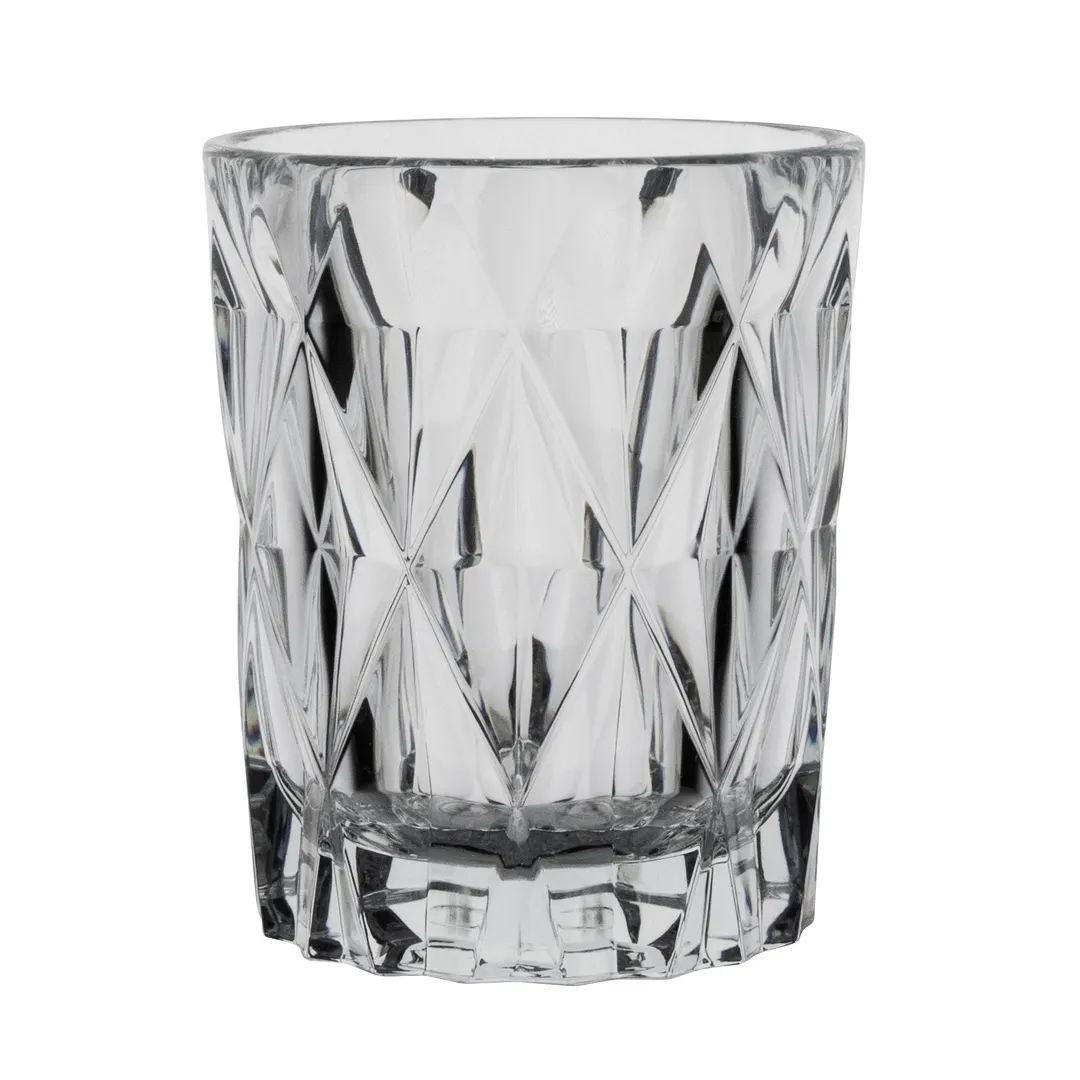 Steelite 7030DR052 Cut Tumbler, 9 oz (3.125" x 3.875"), Polycarbonate Clear Smooth Finish - 1 Dozen
