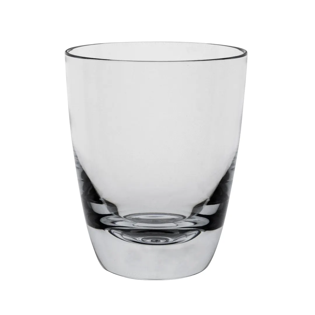 Steelite 7030DR061 Plastic Barware Rocks Glass, 9 oz, White Polycarbonate, 3.0" x 3.75" - 1 Dozen