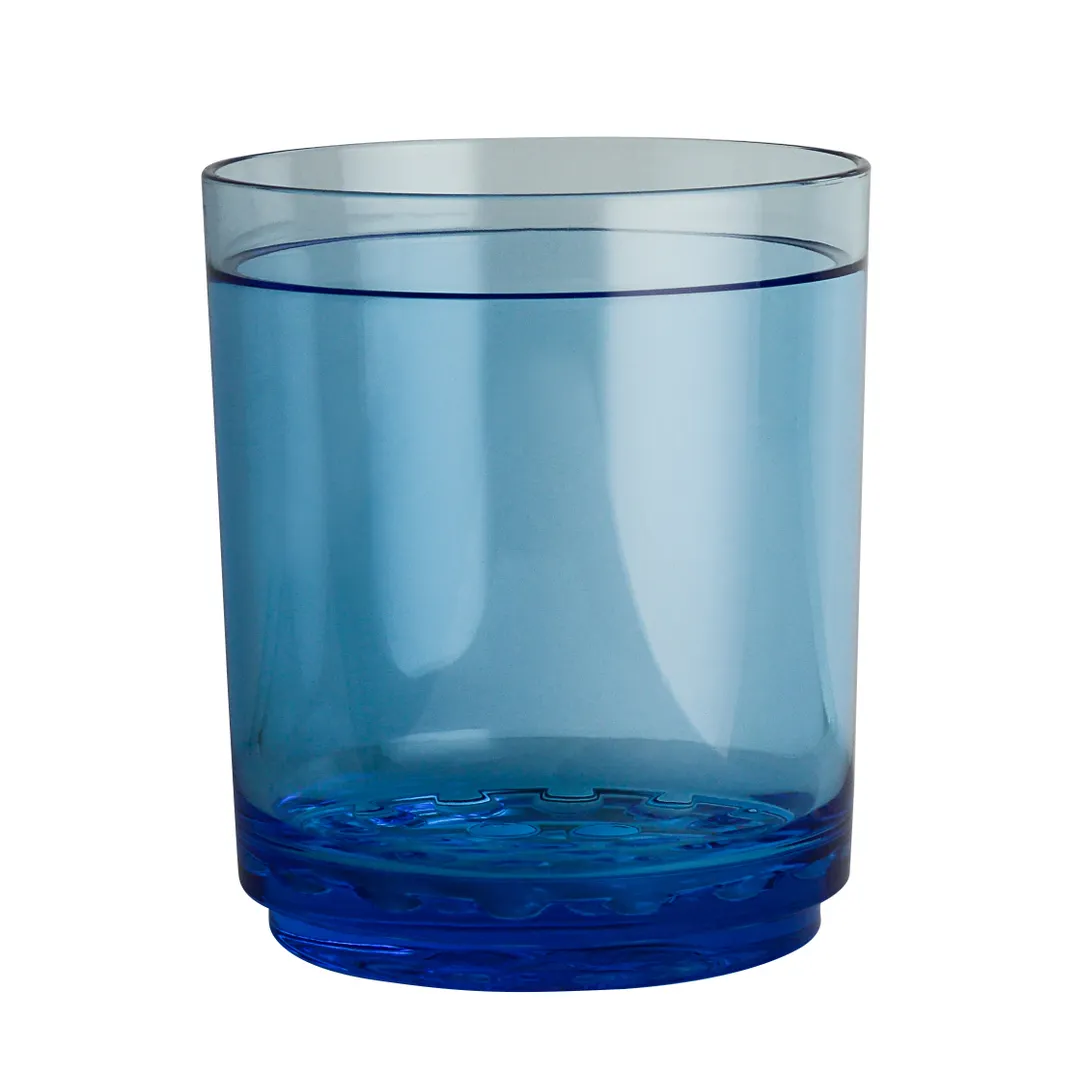 Steelite 7032DR004 - 12 Oz Plastic Tumbler, 3.375" X 3.875" Smooth Blue Finish - 1 Dozen