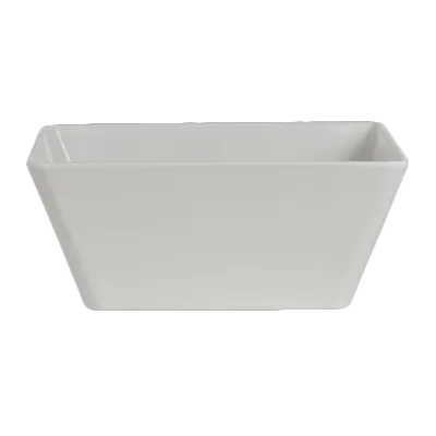 Steelite 7040DD202 Square Bowl, 3.5 Qt 96-127 oz, 9.5" x 9.5" x 4.0" White Melamine, - 1 Dozen