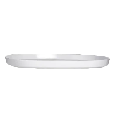 Steelite 7041DD214 Square Tray, 10.5" x 10.5" x 0.75", White Melamine, Retro Style - 1 Dozen
