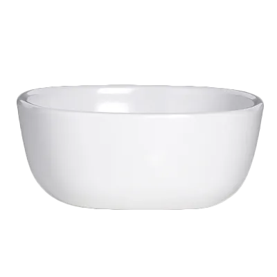 Steelite 7041DD215 - 5 oz White Melamine Sq Sauce Dish, 3.5" x 1.5", Retro Delfin Style - 1 Dozen