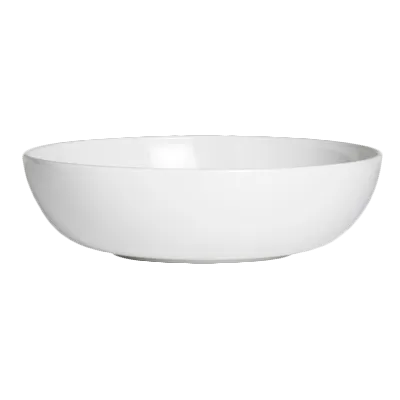 Steelite 7041DD217 - 8" Round Melamine Pasta Bowl, 1.5 Qt (34 Oz) Capacity, White Finish - 1 Dozen