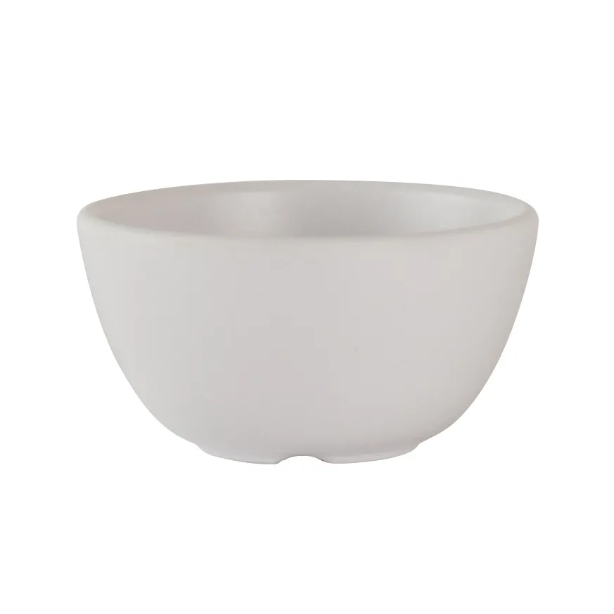 Steelite 7060DD307 Plastic Ramekin, 2 Oz, 2.625" x 1.375" White Melamine - 1 Dozen