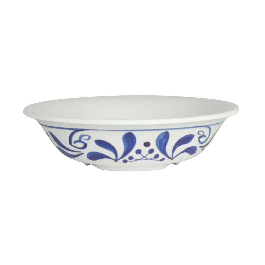 Steelite 7062DD305 Oatmeal/Grapefruit 14 oz Melamine Bowl, 6.5" x 1.75", Hand‑Painted - 1 Dozen