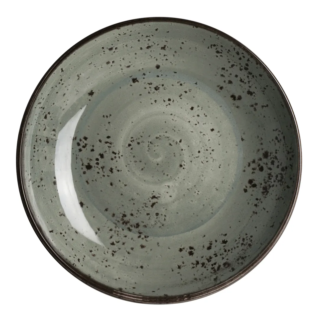 Steelite 7065MM301 - 1 Qt (32-63 oz) Melamine Bowl, 10" Diameter, Gray, Round, - 1 Dozen