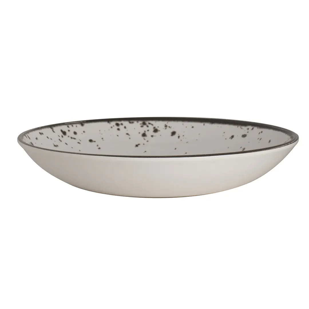 Steelite 7066MM301 - 1 Qt Round White Melamine Bowl, 10" Diameter, Snow Finish - 1 Dozen