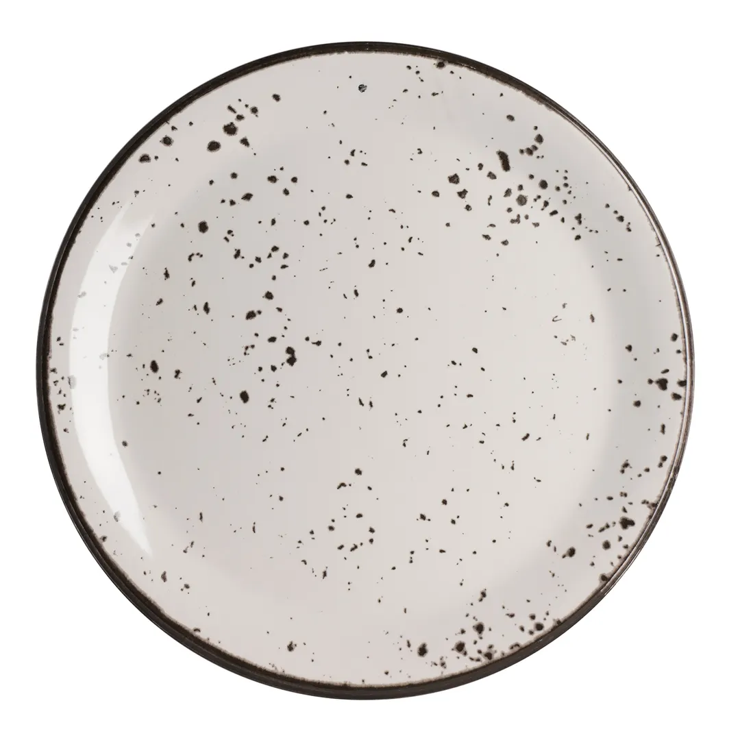 Steelite 7066MM304 Coupe Plate, 10"-11" Round White Melamine Dinnerware, Snow Finish - 1 Dozen