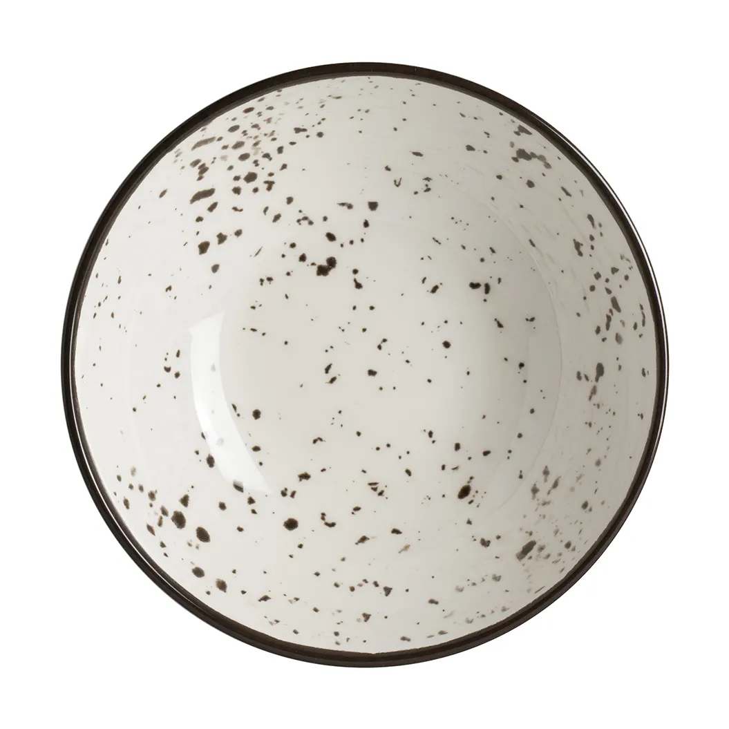 Steelite 7066MM313 - 15 oz Round Bowl, 6.5" x 2" White Melamine Snow, 1 Dozen
