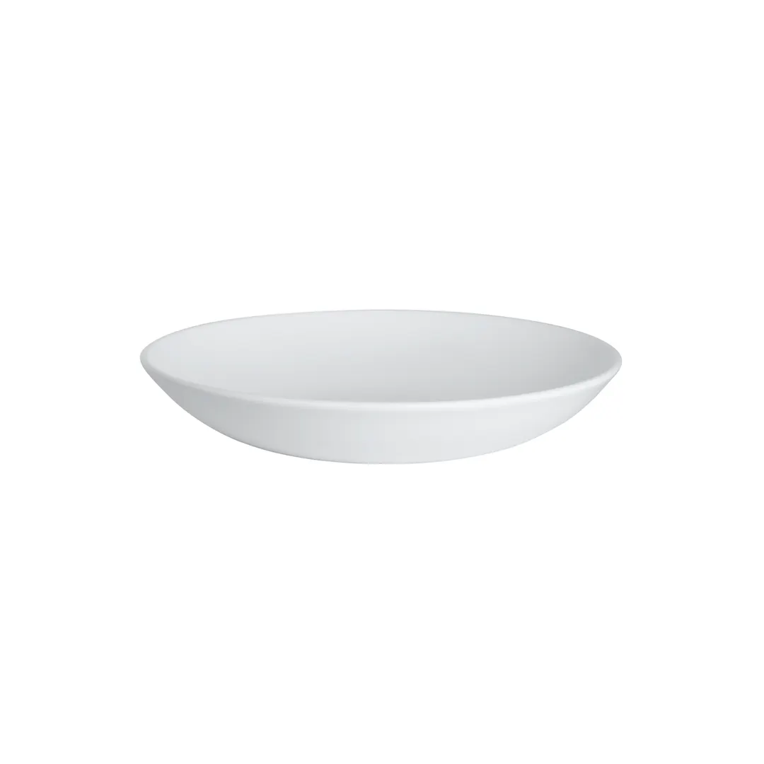 Steelite 7075MM301 - 1 Quart White Round Melamine Bowl, 10" Diameter x 1.75" Height - 1 Dozen
