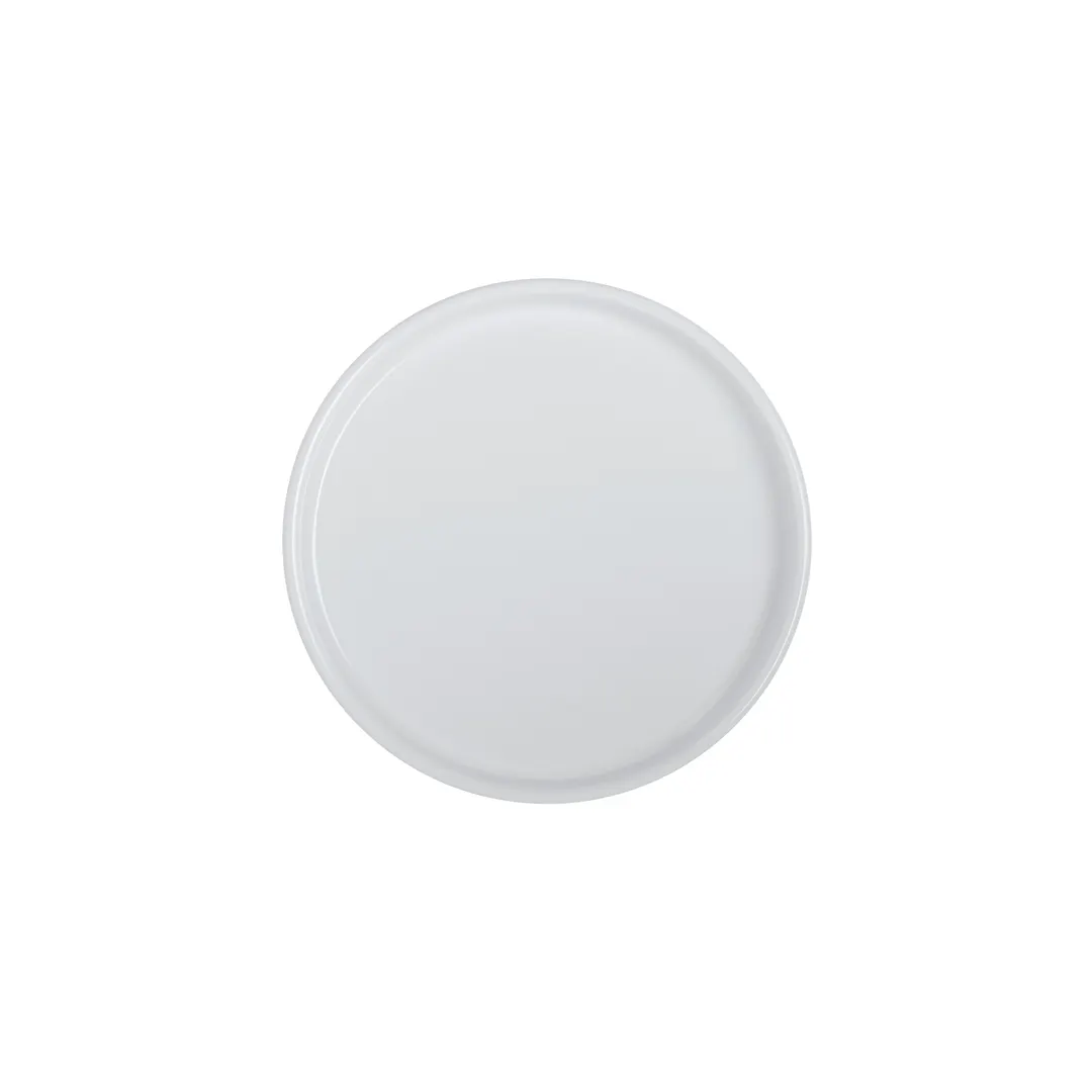 Steelite 7075MM321 - Stack Plate, 6.5" x 0.75" Round White Melamine Dinnerware, Improv Creations, - 1 Dozen
