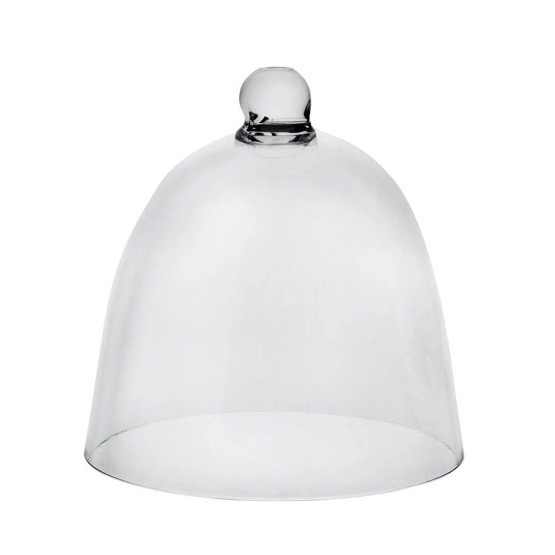 Steelite 7100DR047 Plate Cover Cloche, 5.5" x 5.5" Round Clear Plastic, 2"-7" Size Range - 6/Case