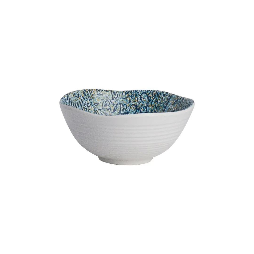 Steelite 7124TM069 - 5 Oz Melamine Bowl, 3.75" x 1.625", Azure Solano Creations, 1 Dozen