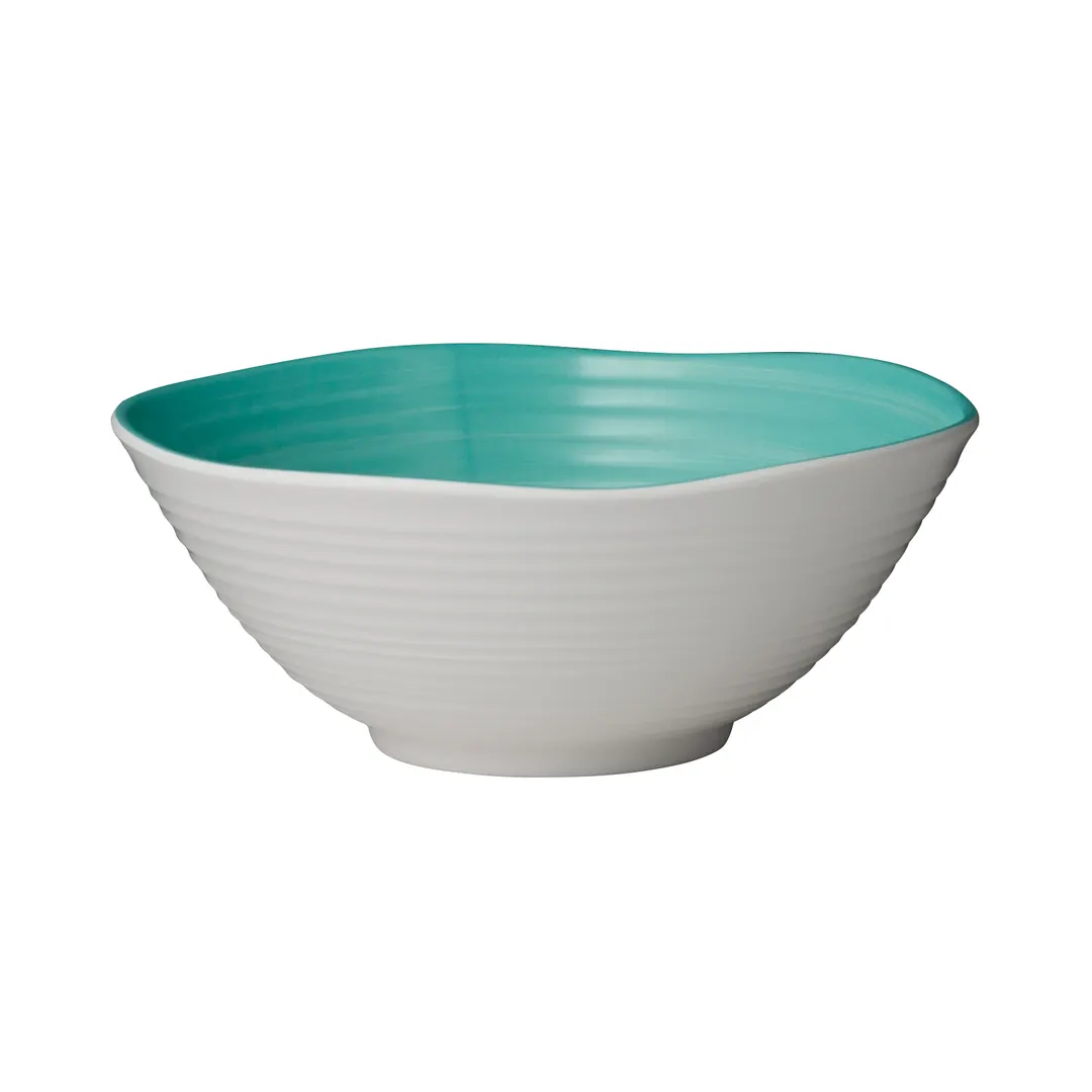 Steelite 7126TM071 - 7" Round Melamine Bowl, 29 oz, White, Dishwasher Safe - 24/Case