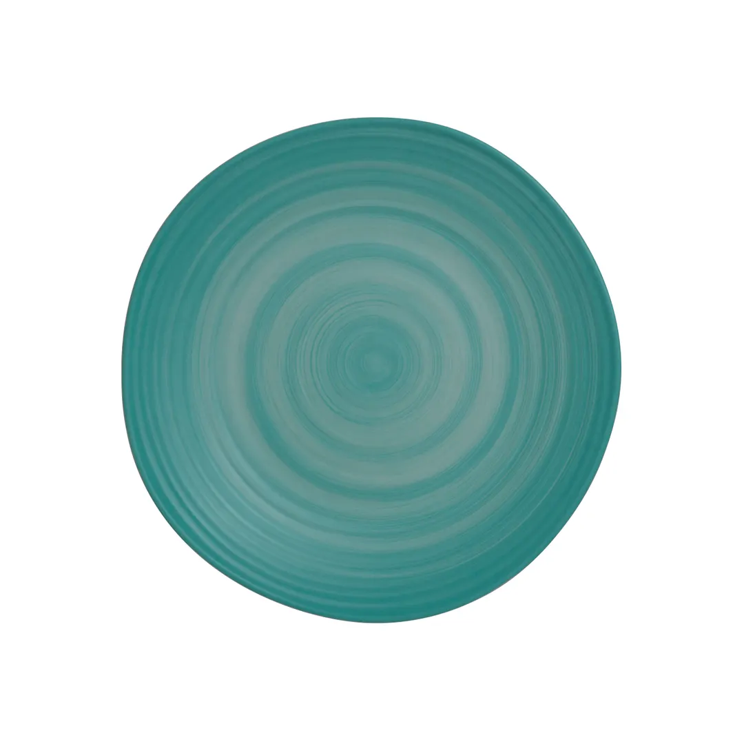 Steelite 7126TM074 - 9" Round Melamine Dinner Plate, White, Dishwasher Safe, Bold Style, 1 Dozen