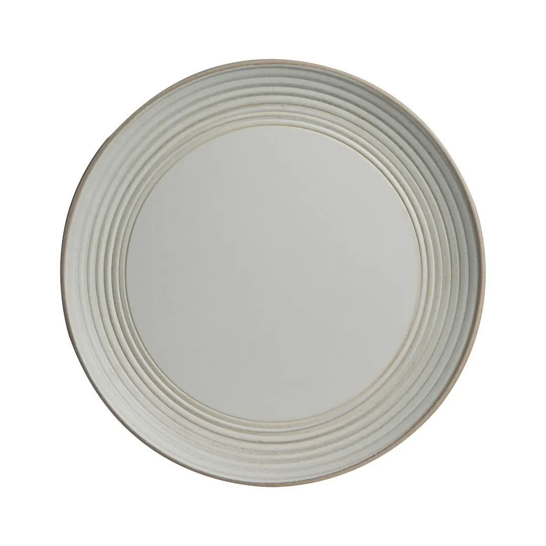 Steelite 7178TM708 - 11.5" Grigio Gray Round Coupe Plate, Melamine, 10-11" Size, Plastic - 6/Case