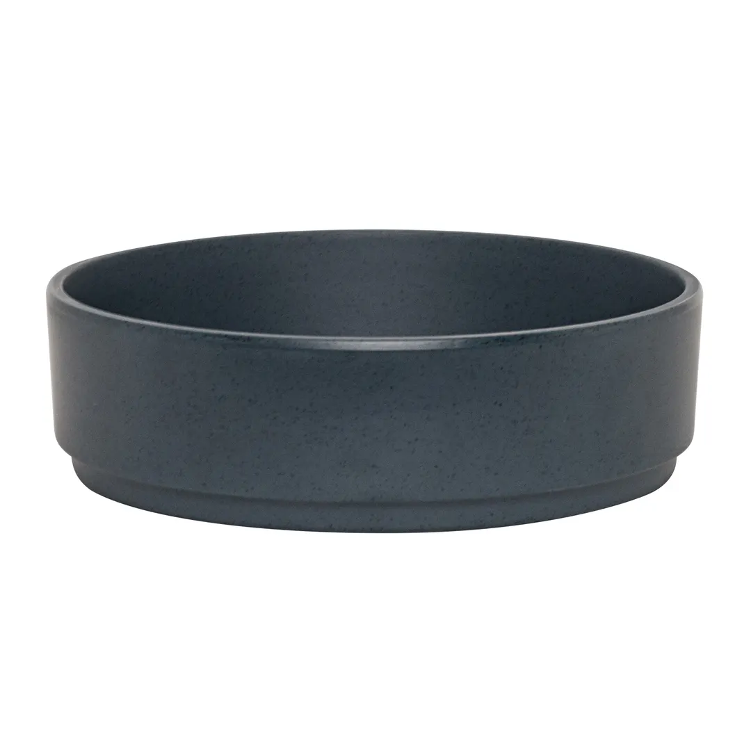 Steelite 7179TM500 - 20 oz Melamine Bowl, 6.25" Diameter x 1.875" Height, Blue, Design - 6/Case