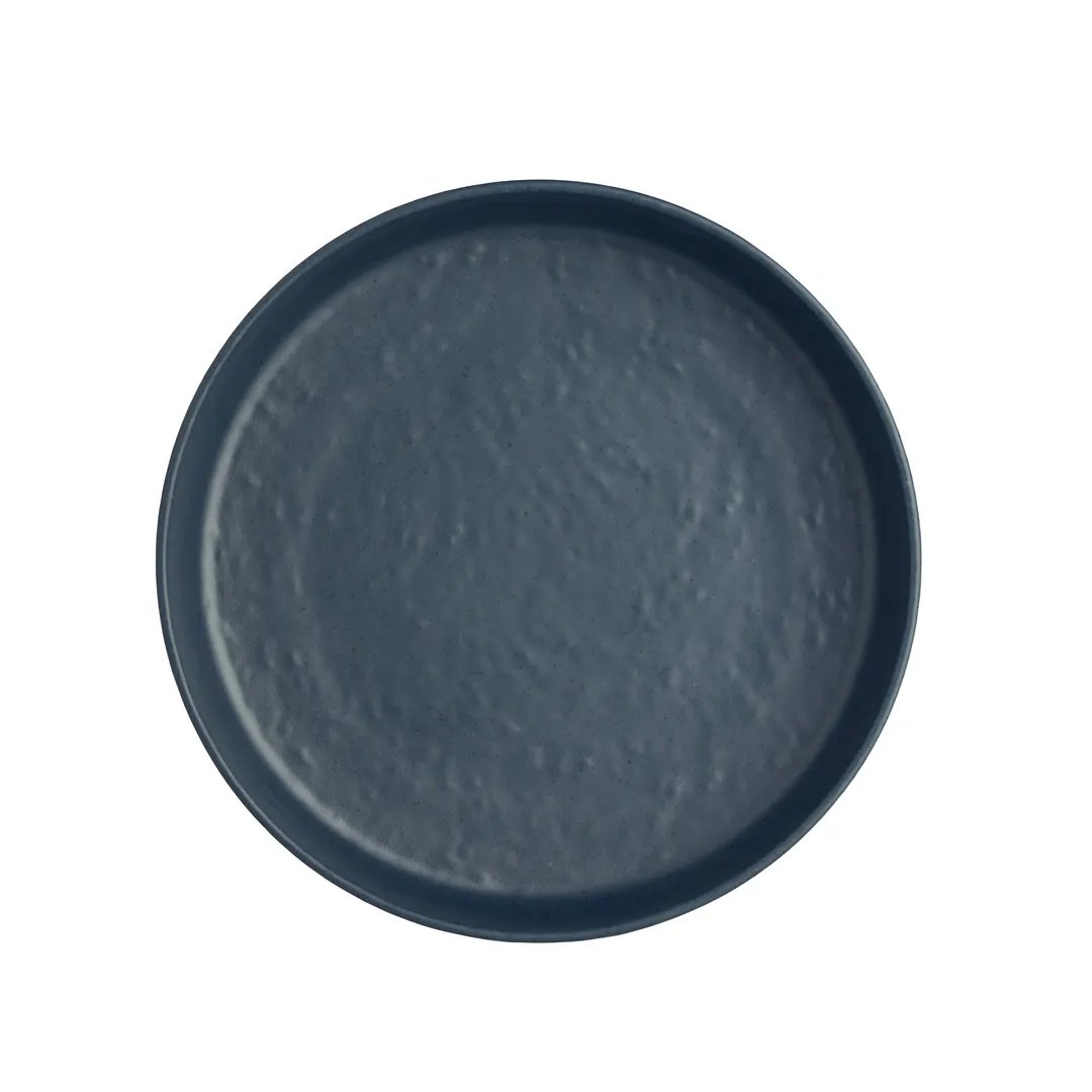 Steelite 7179TM506 - 8\" Round Melamine Plate, Blues Finish, Creations Design, Plastic - 1 Dozen