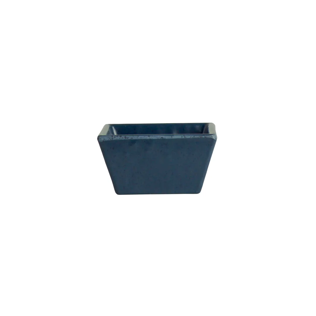 Steelite 7179TM513 Square Sauce Dish, 1 oz, 2.25" x 2.25" x 1.125" Melamine, Cali Harbor - 1 Dozen