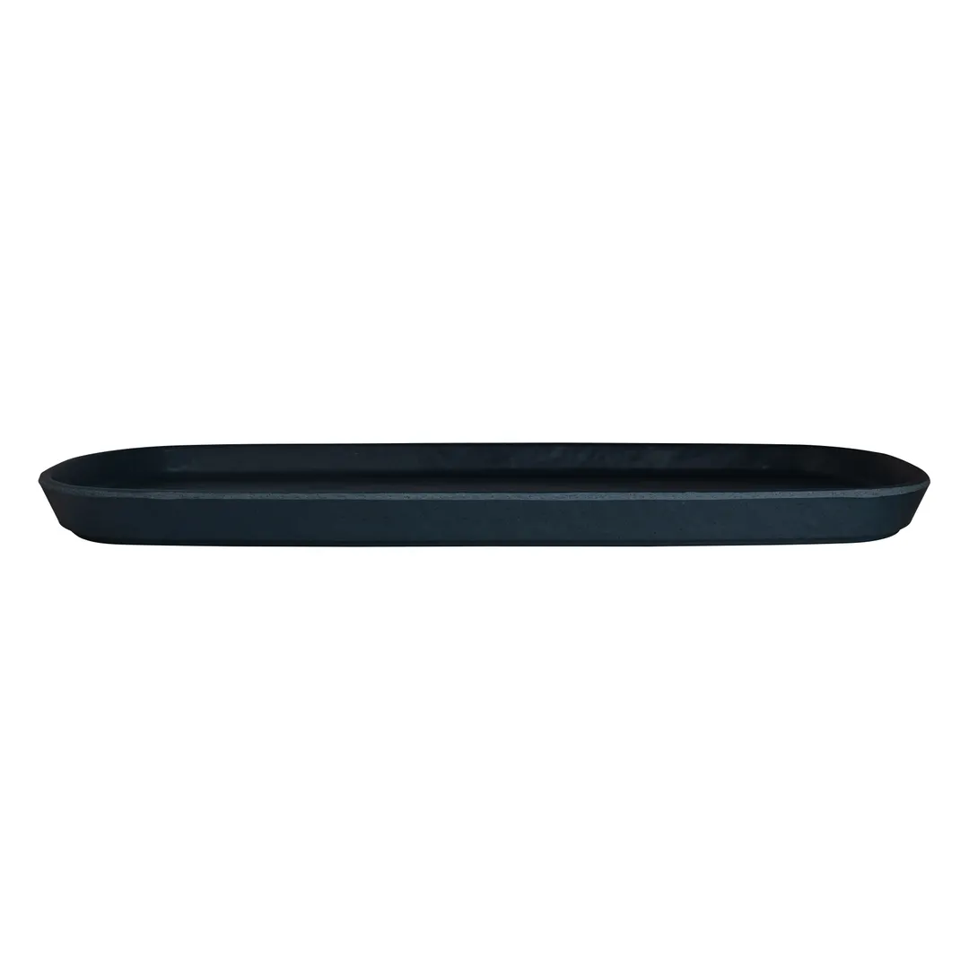 Steelite 7179TM521 Serving Tray, Oblong Melamine 14.5" x 7" x 1", Blues Finish - 6/Case