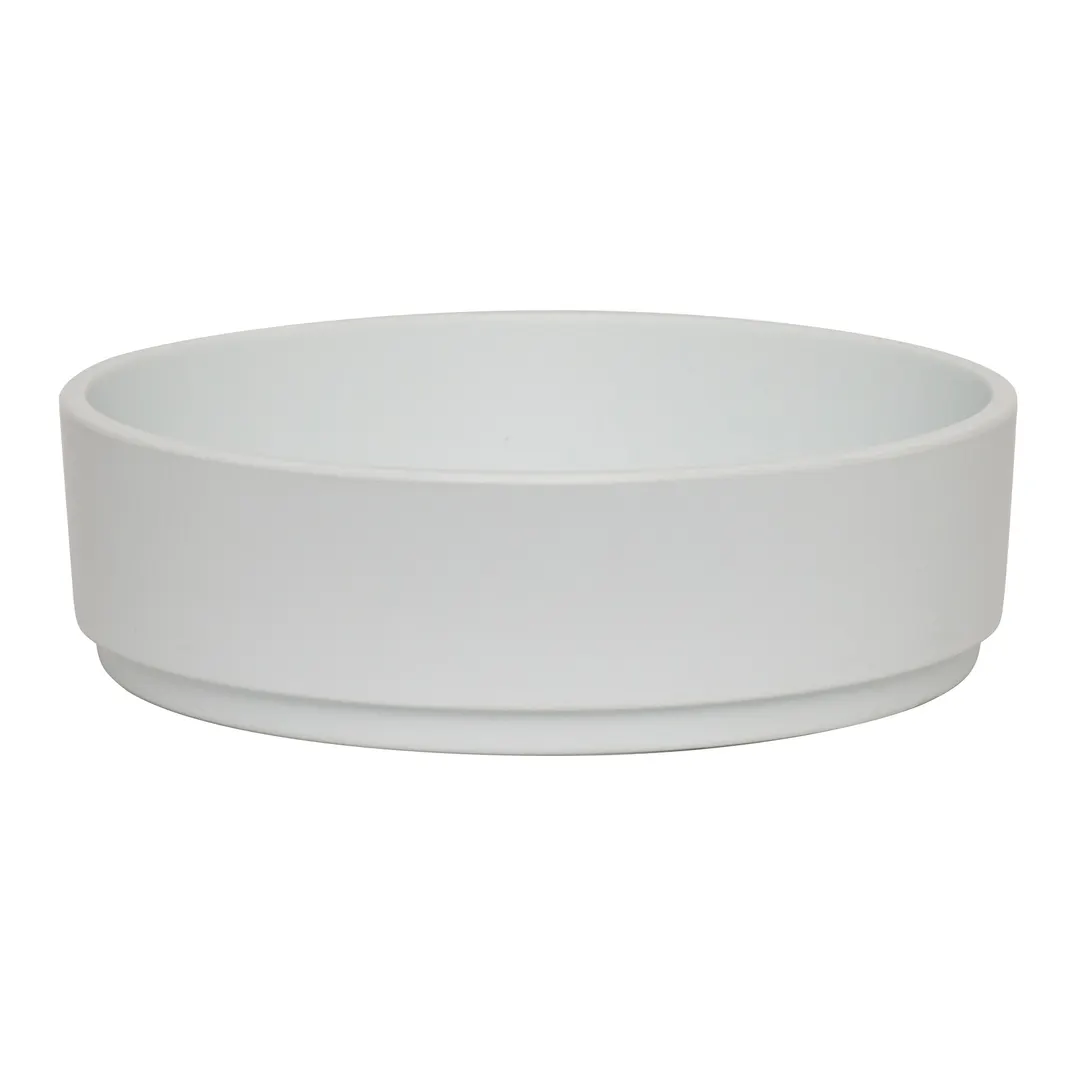 Steelite 7182TM500 - 20 Oz Round Melamine Bowl, 6.25" x 1.875", White, Casual - 6/Case
