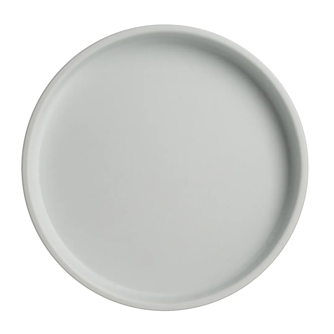 Steelite 7182TM501 Melamine Stack Plate, 6.25" Round White, Contemporary Design - 6/Case