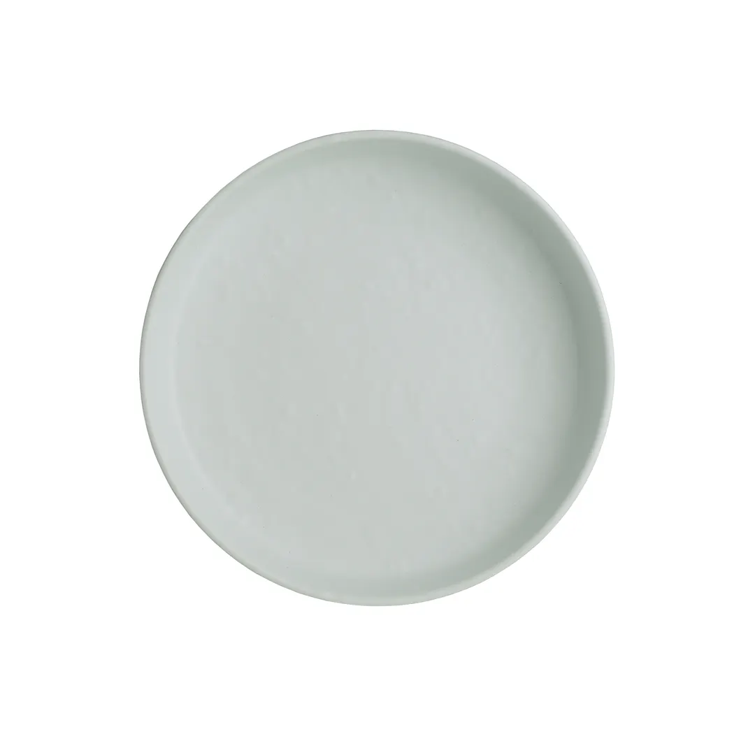 Steelite 7182TM505 Round Melamine Plate, 6.5" Diameter, White, Casual Design - 1 Dozen