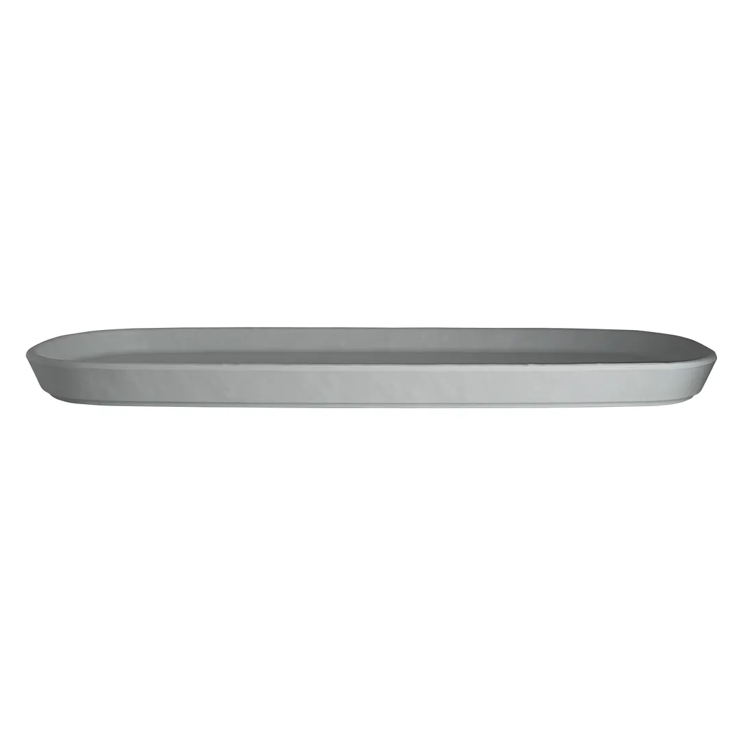 Steelite 7182TM521 Rectangular Tray, 14.5" x 7" x 1" Melamine White, Contemporary Design - 6/Case