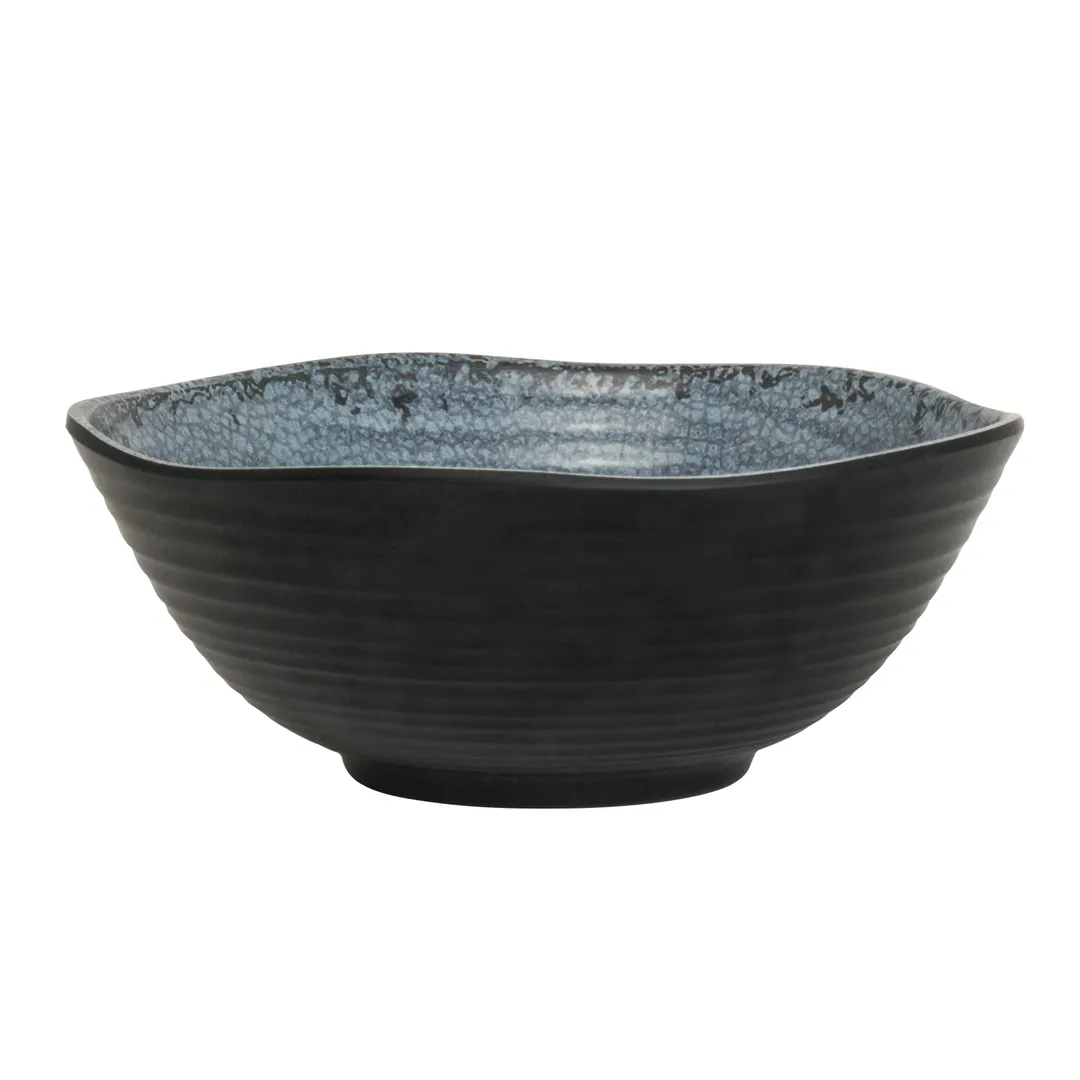 Steelite 7184TM071 - 7.0" Round Melamine Bowl, 29 oz Pompeii Slate, 7.0" x 2.875" - 1 Dozen