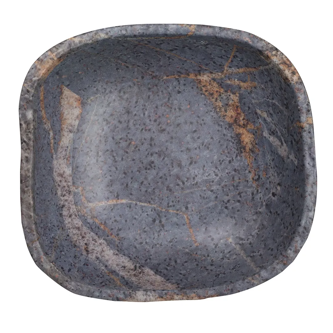 Steelite 7192TM300 Square Melamine Bowl, 2 Qt 64-95 oz 10.25" x 9.75" x 3.0" Pattern - 6/Case