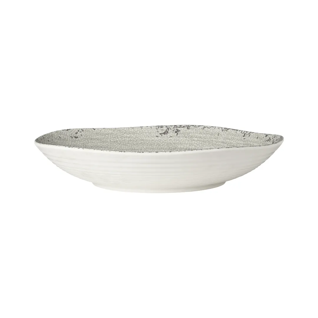 Steelite 7194TM041 - Round Bowl, 2.625 Qt (11.75" x 2.625"), Black Melamine Plastic, 1 Dozen