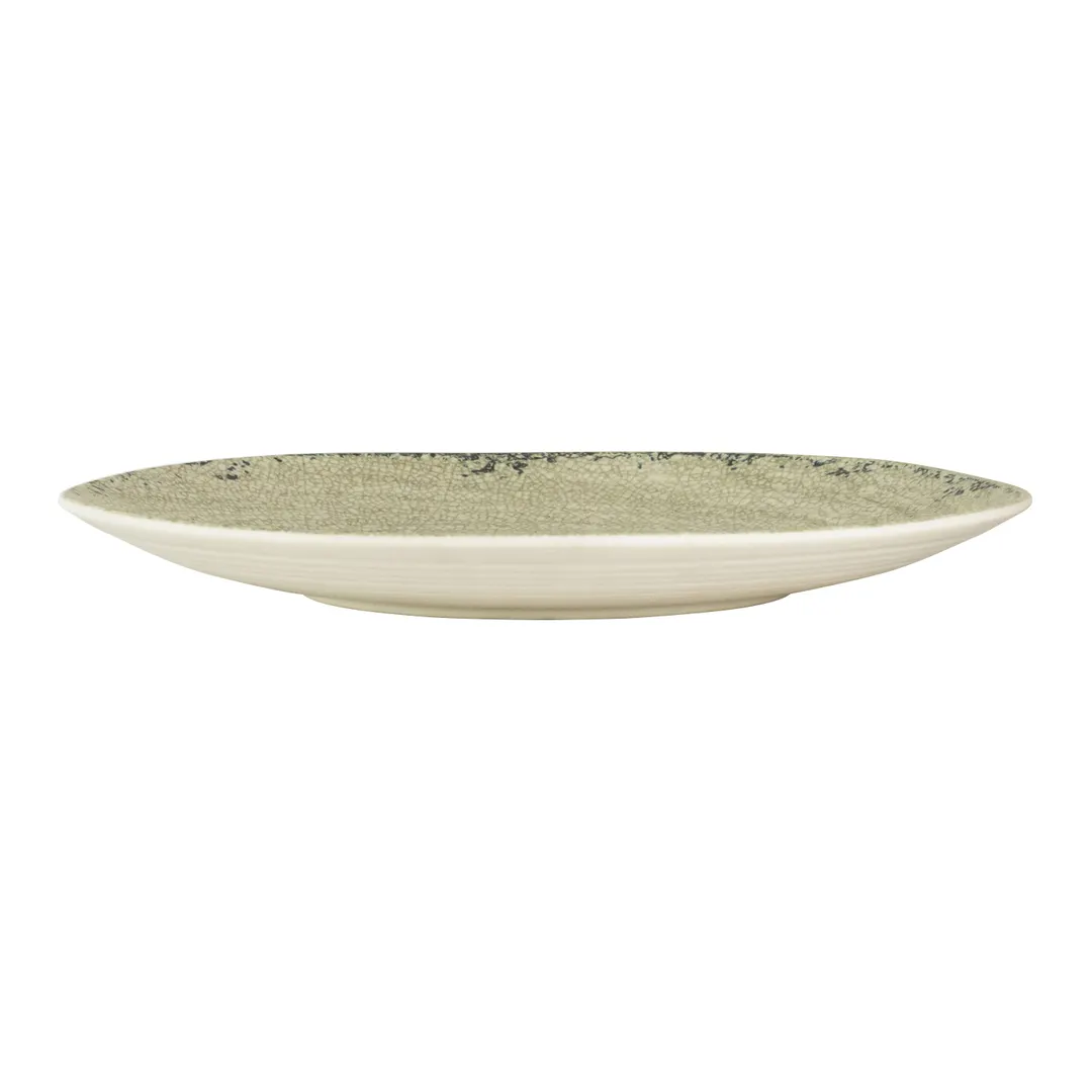 Steelite 7194TM073 - 6.5" Round Melamine Plate, Pompeii Stone Design, Casual Style - 1 Dozen