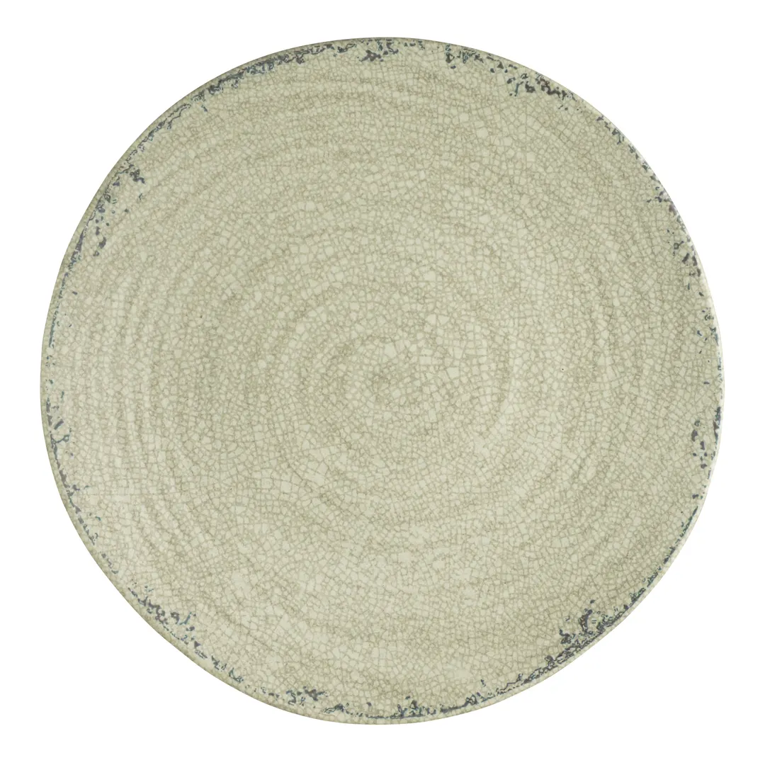 Steelite 7194TM073 - 6.5" Round Melamine Plate, Pompeii Stone Design, Casual Style - 1 Dozen