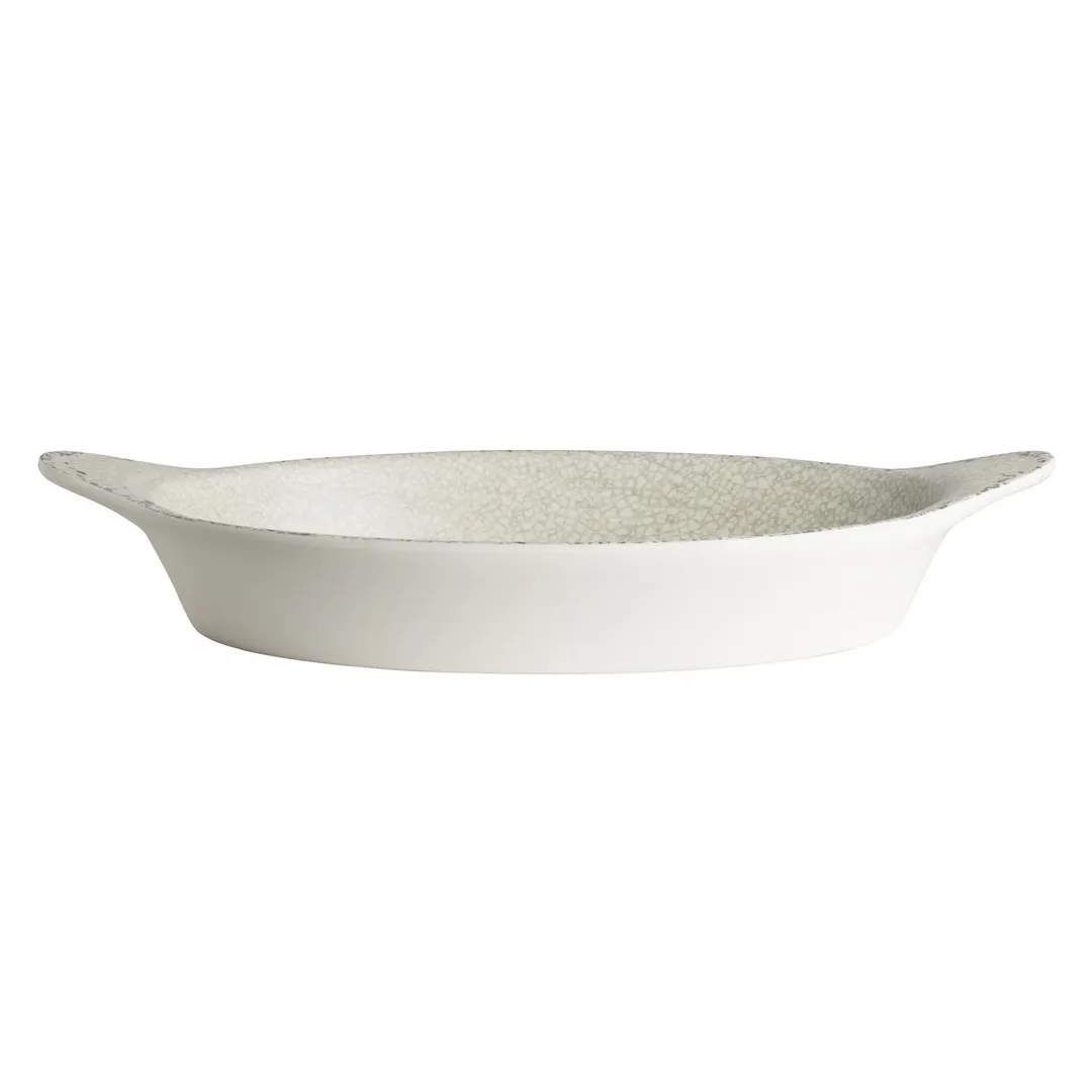 Steelite 7194TM078 - Oval Eared Melamine Bowl, 23 Oz 3/4 Qt, 11.5" x 6.0" x 2.0", Pattern, 6/Case