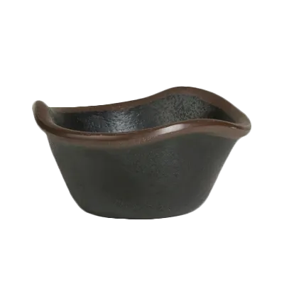 Steelite 7199TM004 Gray Melamine Bowl, 3.75" x 1.75" , 4.5 oz (1/4 qt) Greystone - 1 Dozen