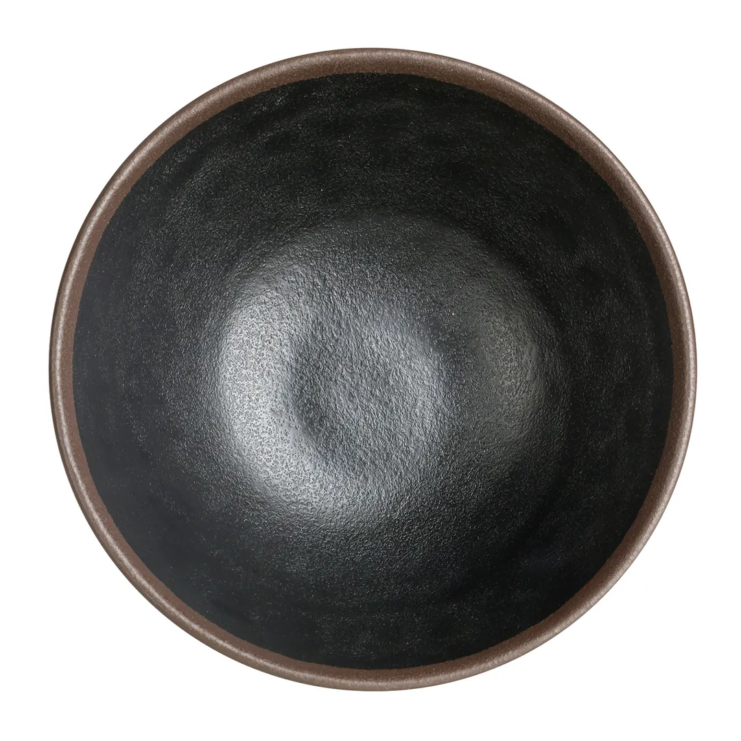Steelite 7199TM006 - Greystone Gray Round Melamine Bowl, 6.875" x 2.875", 29.25 oz 0.9qt - 1 Dozen
