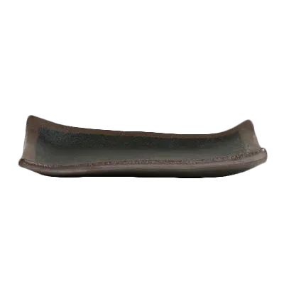 Steelite 7199TM009 Square Melamine Plate, Greystone Gray, 5.625" x 5.625" x 0.75", - 1 Dozen