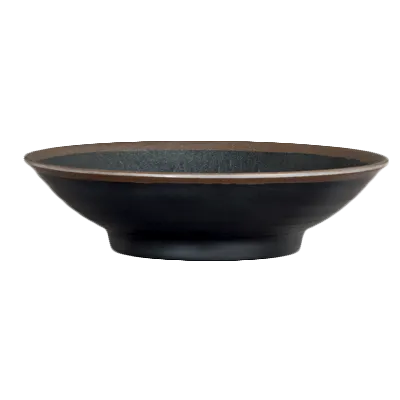 Steelite 7199TM022 Round Melamine Bowl, 1.5 Qt (9.75" Diameter x 2.5" Height), Greystone - 1 Dozen