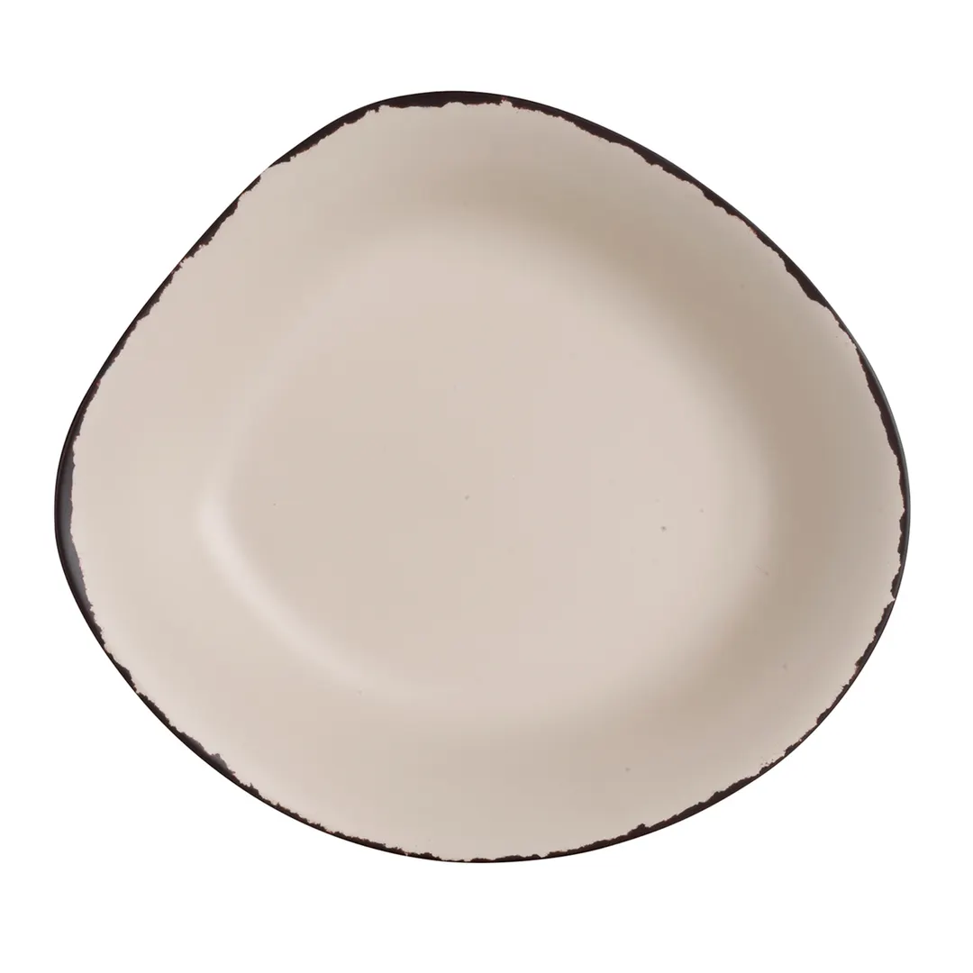 Steelite 7202DD023 - 10" Pasta Bowl, 1.25 Qt (34 Oz) Capacity, Beige Melamine, Plastic, 1 Dozen