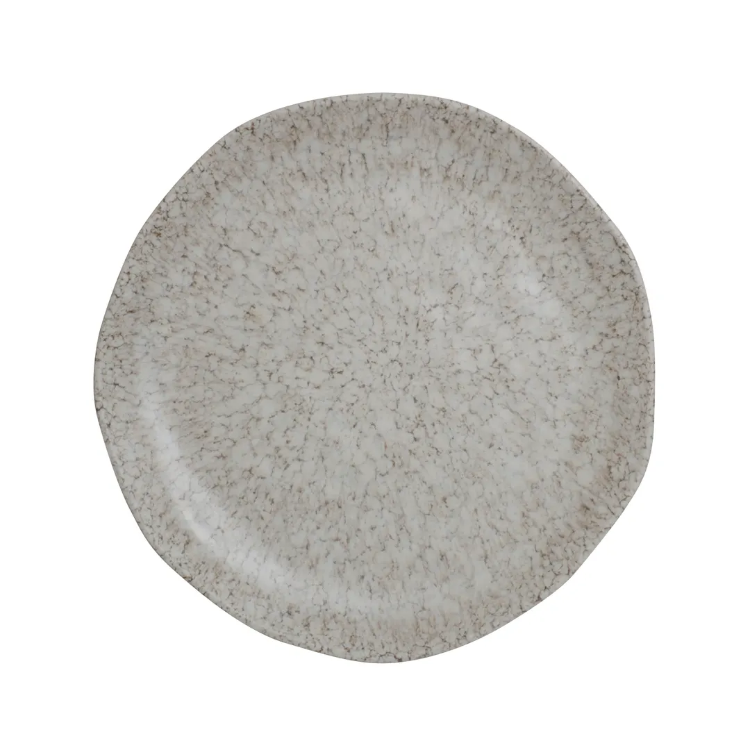 Steelite 7220TM710 - 10.75" Round White Melamine Dinner Plate, Dishwasher Safe - 6/Case