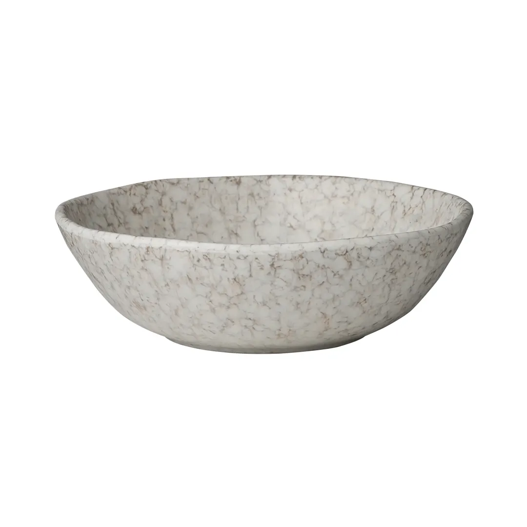Steelite 7220TM714 - 20 Oz Pasta Bowl, 7.125" x 2.125", White Melamine, Dishwasher Safe - 6/Case