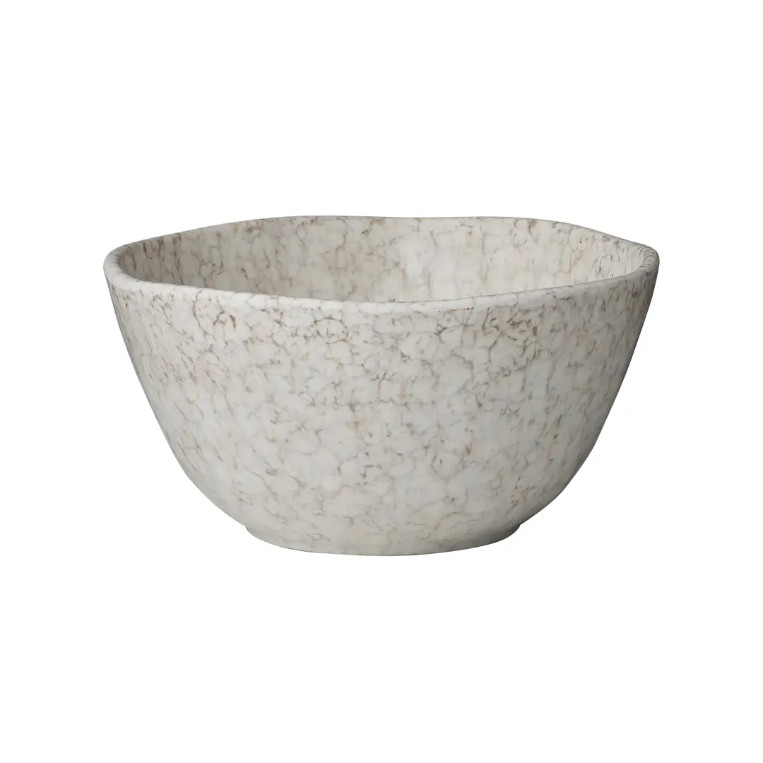 Steelite 7220TM715 - White Round 6" Melamine Salad Bowl, 24 oz (3/4 qt) Dishwasher Safe - 6/Case