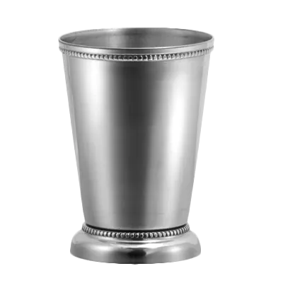 Steelite 7340MW004 Mint Julep Tumbler, 12 oz (3.25" x 4.5"), Stainless Steel, Cocktail Art - 1 Dozen