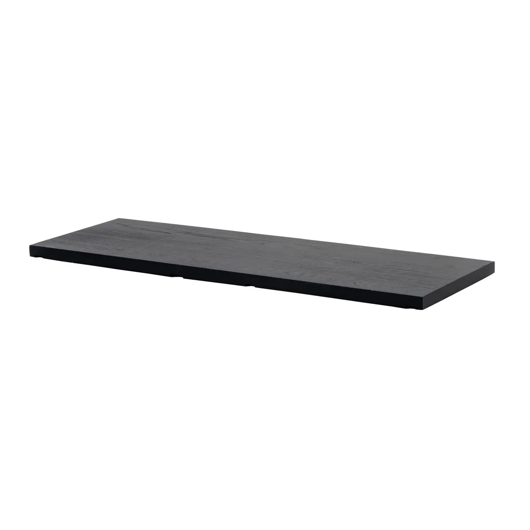 Steelite 7368MW503 Rectangular Tile, 24" x 8.125" x 0.625", Onyx Wood Finish, Hand Wash Only - 1/Case
