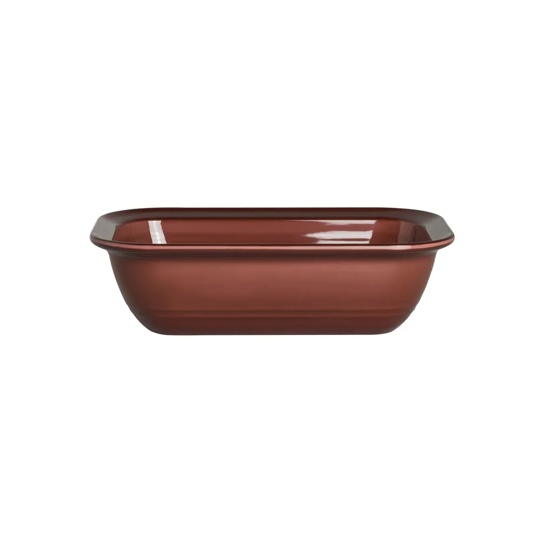 Steelite 7800ZM2847 Red Melamine Rectangular Bowl, 10.375" x 6.375" x 3" (1.5 Qt) GN 1/4 - 6/Case