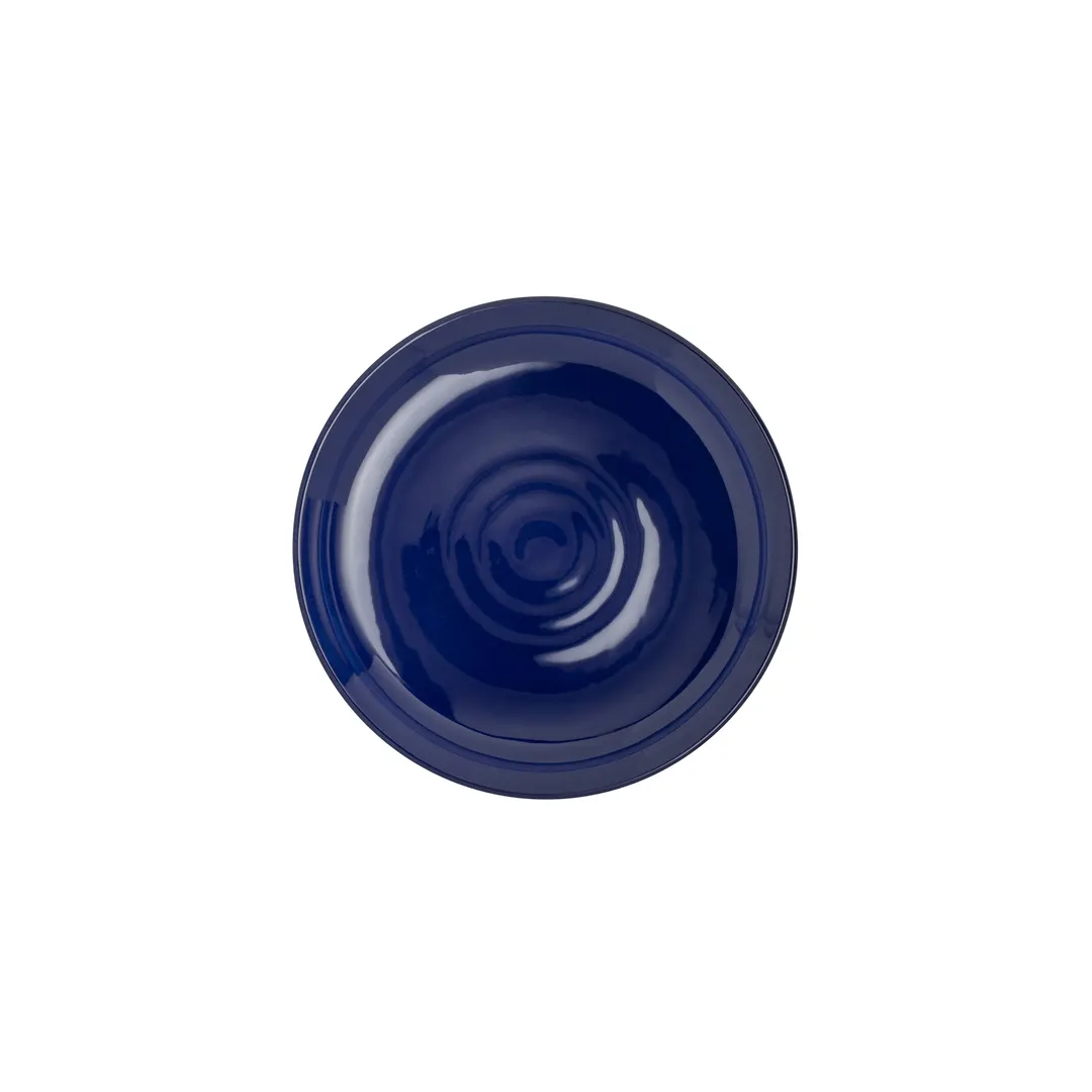 Steelite 7801ZM5008 Melamine Plate, 7" Diameter x 0.75" Height, Round Blue, 6-7" Size, - 1 Dozen