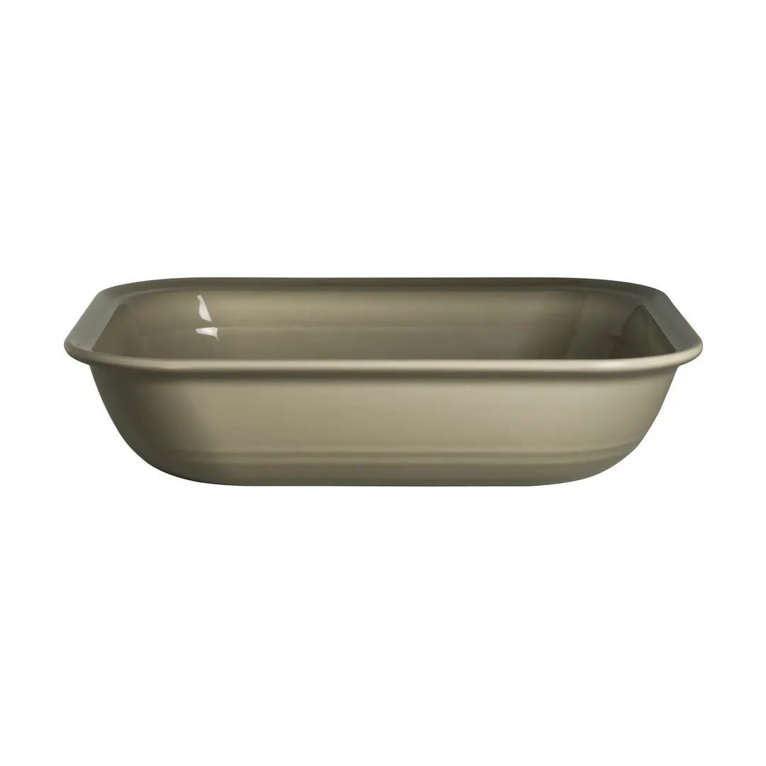 Steelite 7802ZM2848 - 3.5 Qt Rectangular Melamine Bowl, Gray, 12.75" x 10.375" x 3.0", - 6/Case