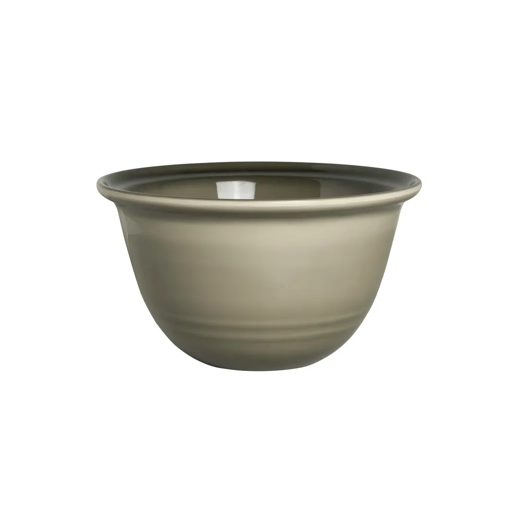 Steelite 7802ZM2851 - 3.25 Qt Round Melamine Bowl, 9.875" Dia x 5.5" H, Gray Finish - 6/Case