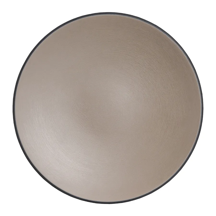 Steelite 7810JB017 - 7" Round Melamine Plate, Tan, 7.0" x 0.875" Size, Dishwasher Safe - 24/Case